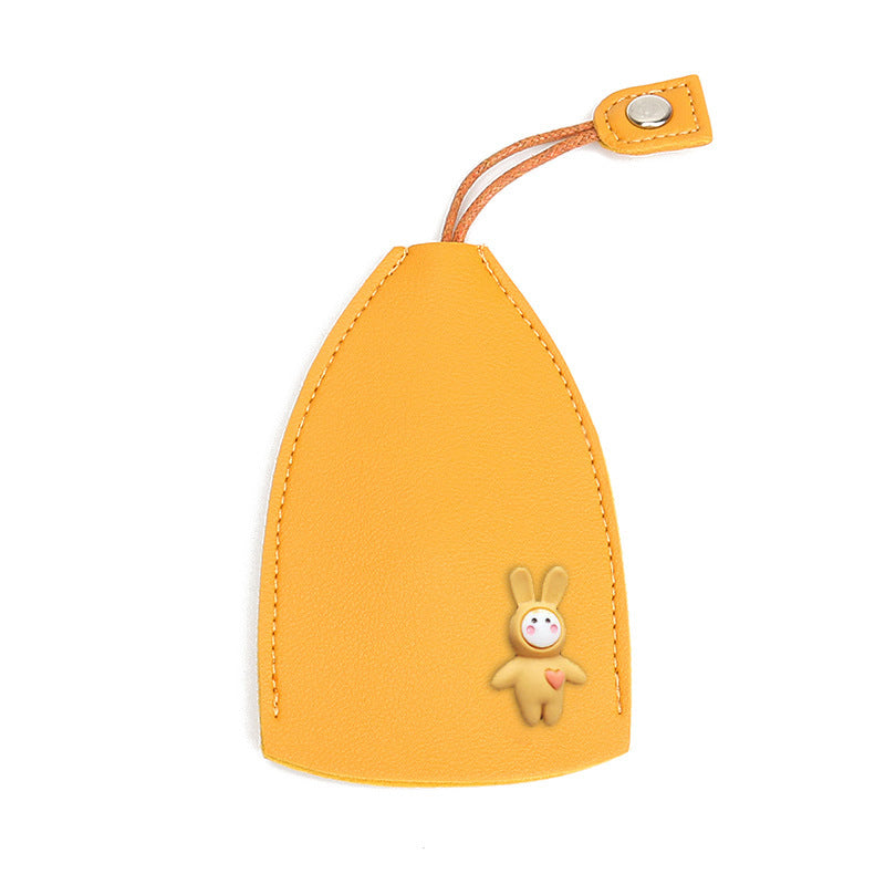 Niedliche Früchten PU-Leder Schlüsseltasche