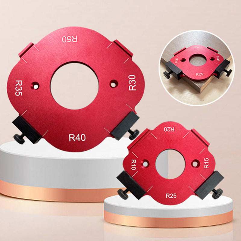 Positionierungsform für runde Ecken in der Holzbearbeitung