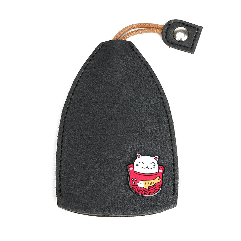 Niedliche Früchten PU-Leder Schlüsseltasche