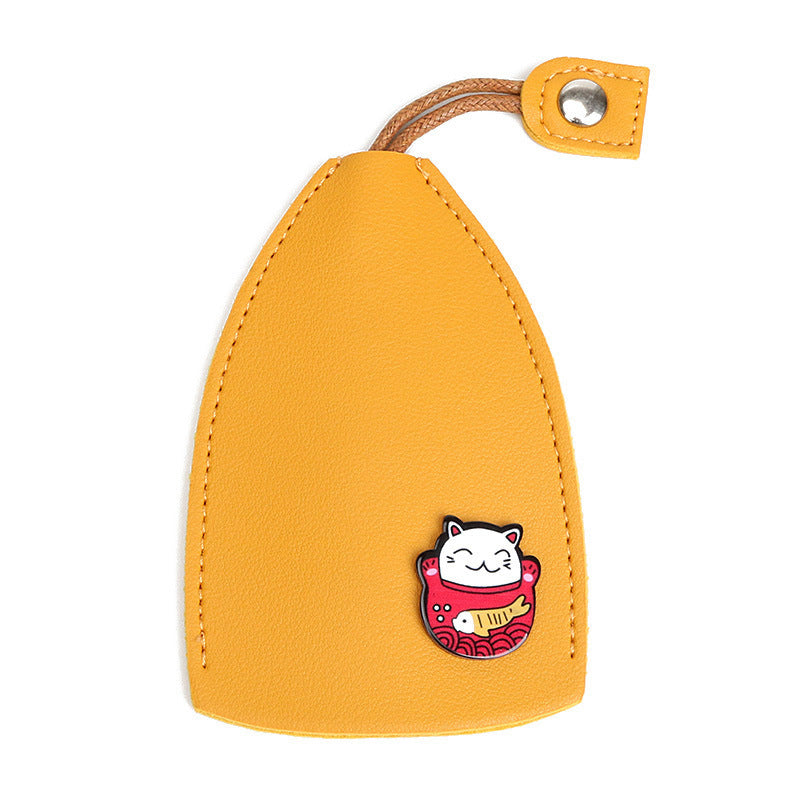 Niedliche Früchten PU-Leder Schlüsseltasche