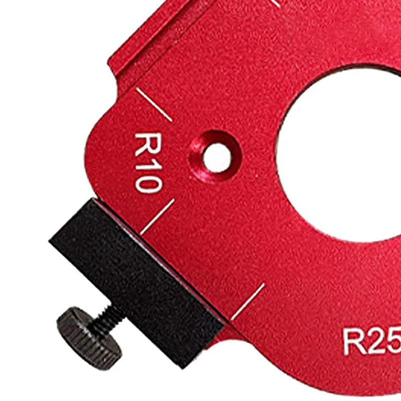 Positionierungsform für runde Ecken in der Holzbearbeitung