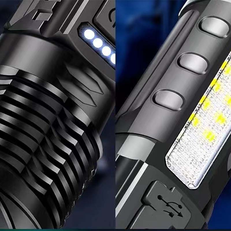 Ultrahelle Taschenlampe mit weißem Laser und großer Reichweite