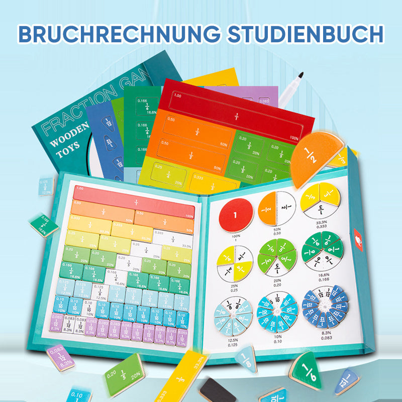 Magnetisches Buch-Bruchteil-Puzzle für Kinder