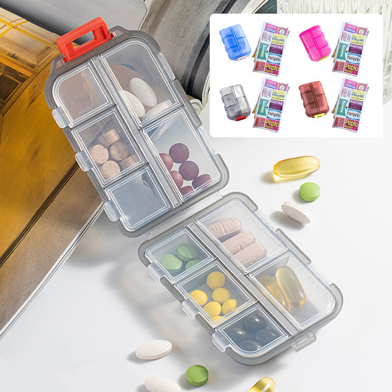 Reise-Pillenbox (161 Etiketten zur Personalisierung)