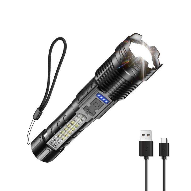 Ultrahelle Taschenlampe mit weißem Laser und großer Reichweite