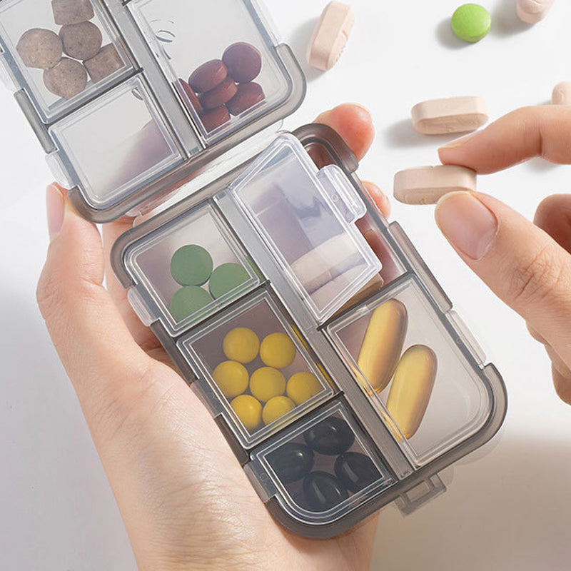 Reise-Pillenbox (161 Etiketten zur Personalisierung)