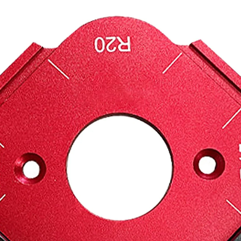 Positionierungsform für runde Ecken in der Holzbearbeitung