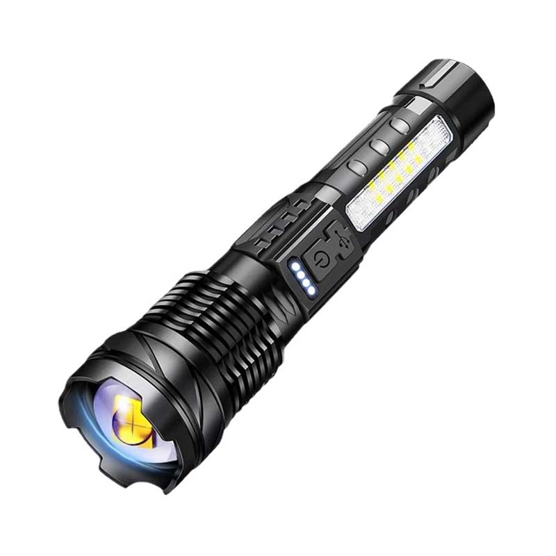 Ultrahelle Taschenlampe mit weißem Laser und großer Reichweite