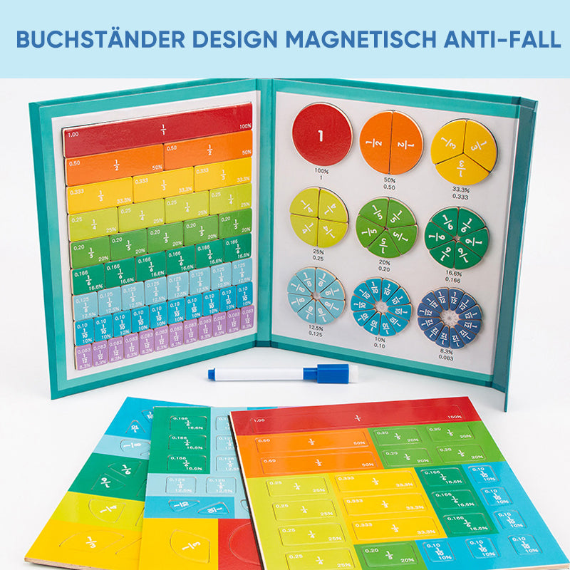 Magnetisches Buch-Bruchteil-Puzzle für Kinder