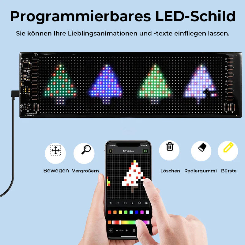 Programmierbares LED-Laufschild