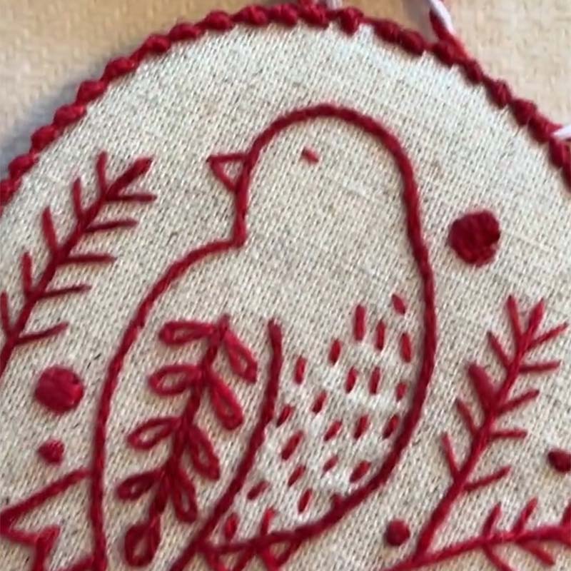 Handstickerei-Set für Weihnachtsschmuck