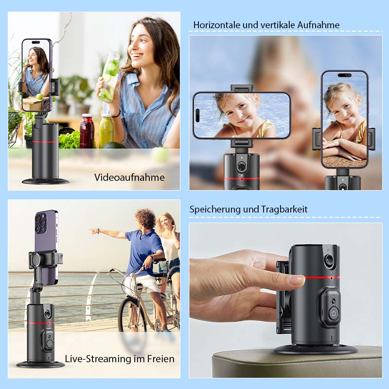 Auto-Gesichtserkennungs-Stativ mit Fernbedienung