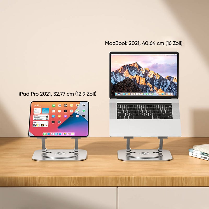 Laptopständer, drehbare Halterung aus Aluminiumlegierung