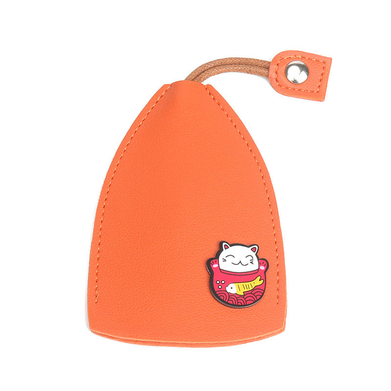 Niedliche Früchten PU-Leder Schlüsseltasche