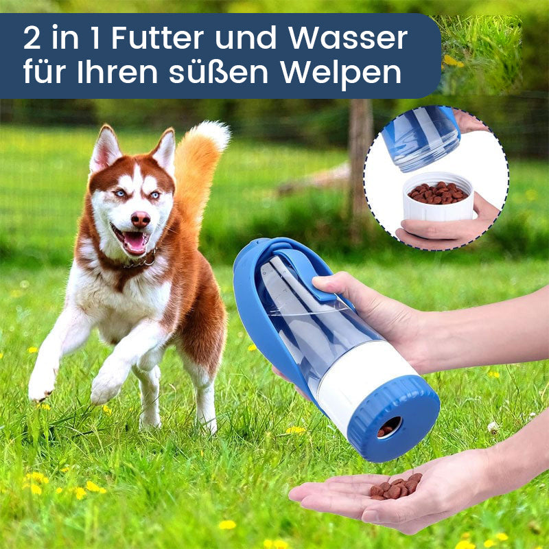 Wasser- und Futternapf für Haustiere im Freien