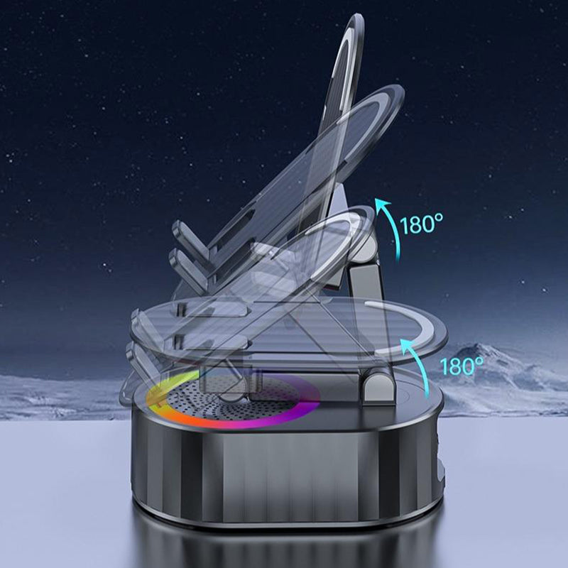 Drahtloser Induktions-Audio-Bluetooth-Lautsprecher 5 in 1 Telefonhalterung