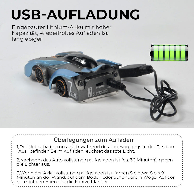 Wand klettern Fernbedienung Stunt-Auto Spielzeug