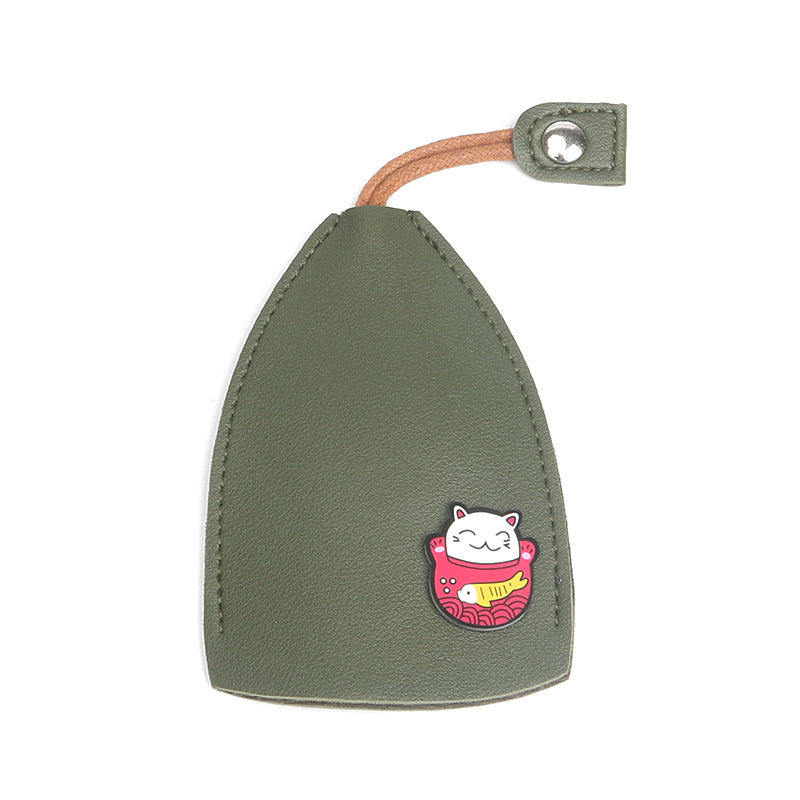 Niedliche Früchten PU-Leder Schlüsseltasche