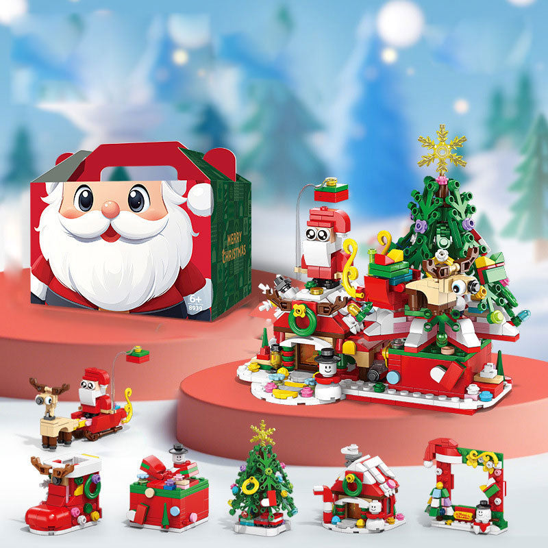 Weihnachtselement-Bausteine