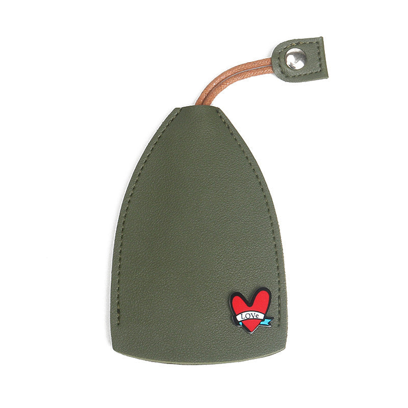 Niedliche Früchten PU-Leder Schlüsseltasche