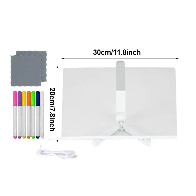 ✨LED-Farbnotiztafel aus Acryl🎨