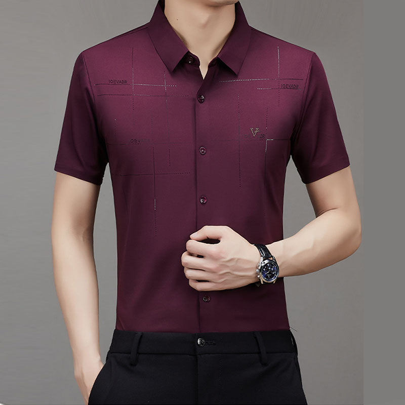 Herren Eisseide Business-Shirt