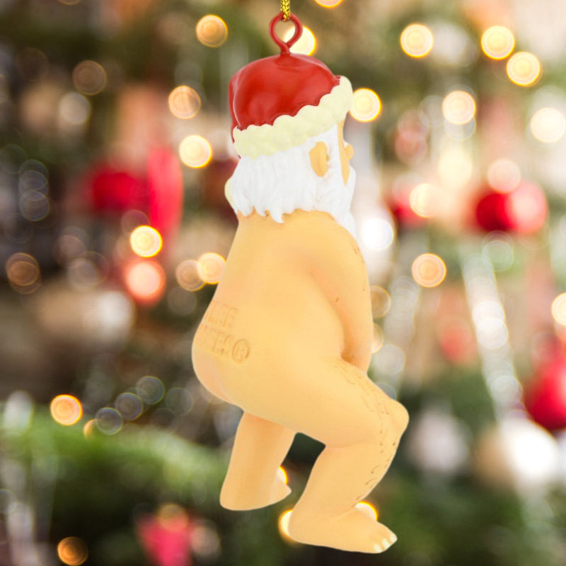 Nackter Weihnachtsmann Ornament
