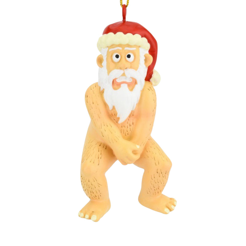 Nackter Weihnachtsmann Ornament