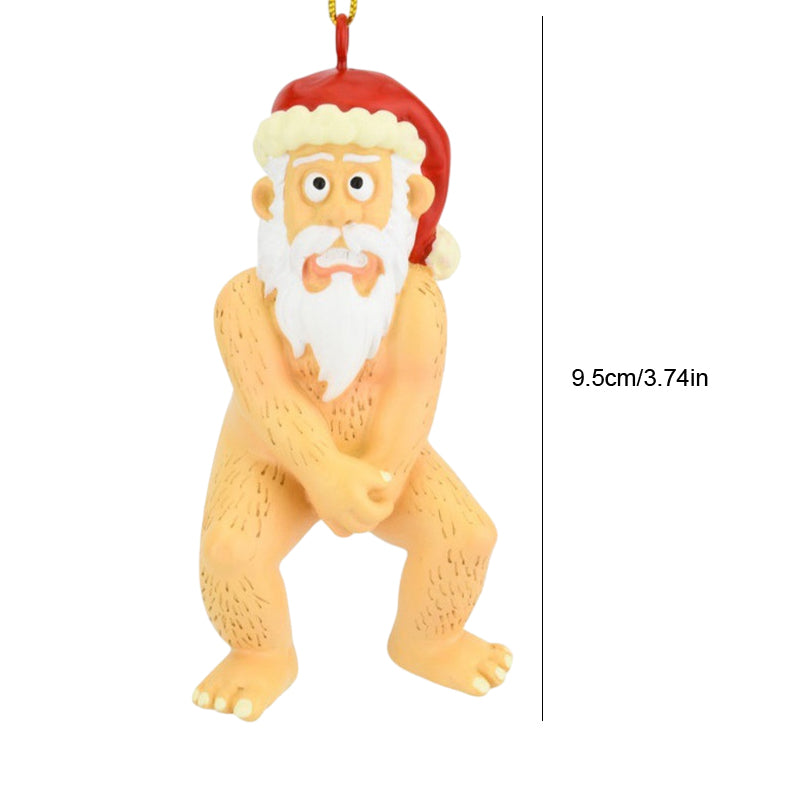 Nackter Weihnachtsmann Ornament