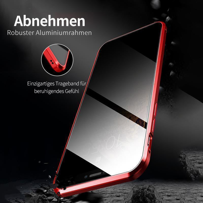Blickschutz Handyhülle für iPhones (Doppelseite)