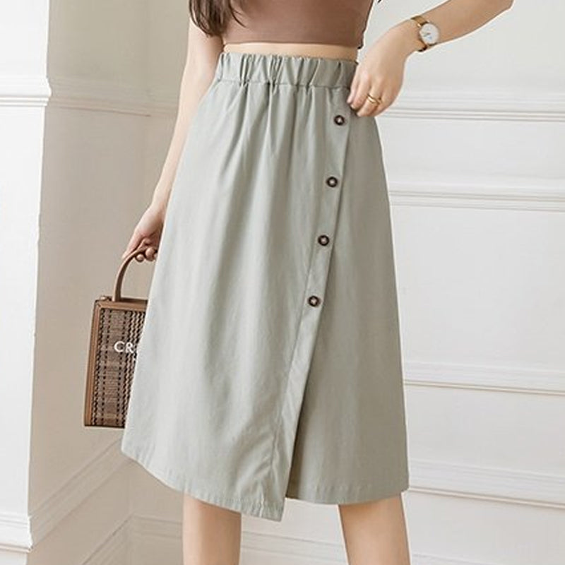 Lässige Damenhose mit hoher Taille