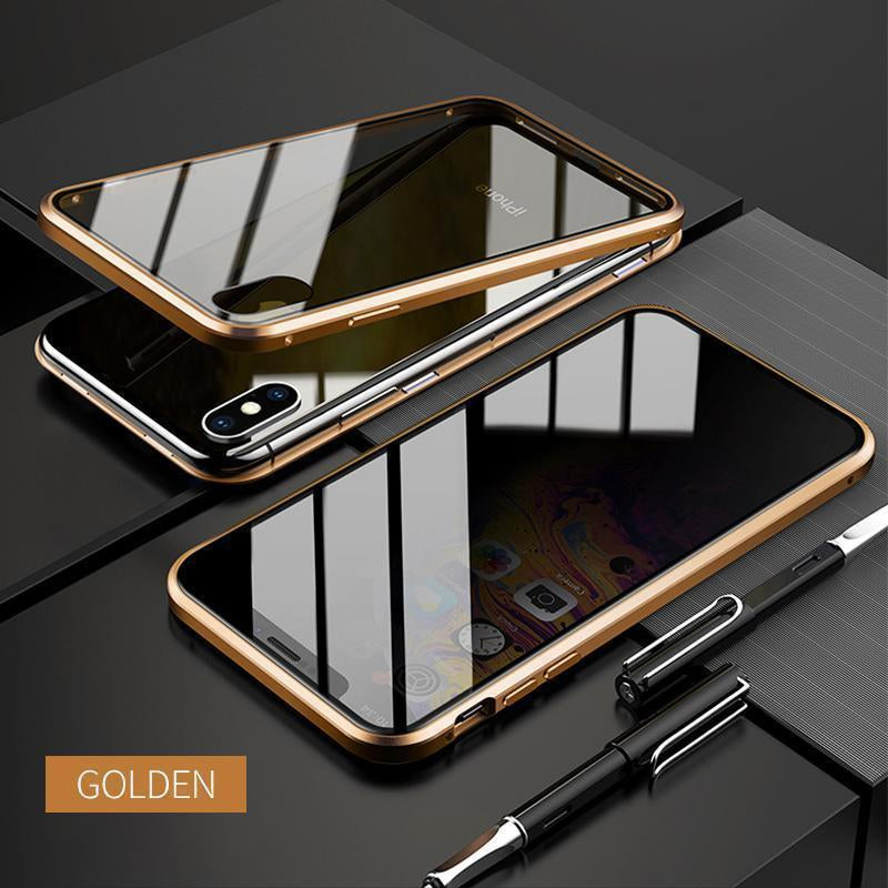 Blickschutz Handyhülle für iPhones (Doppelseite)