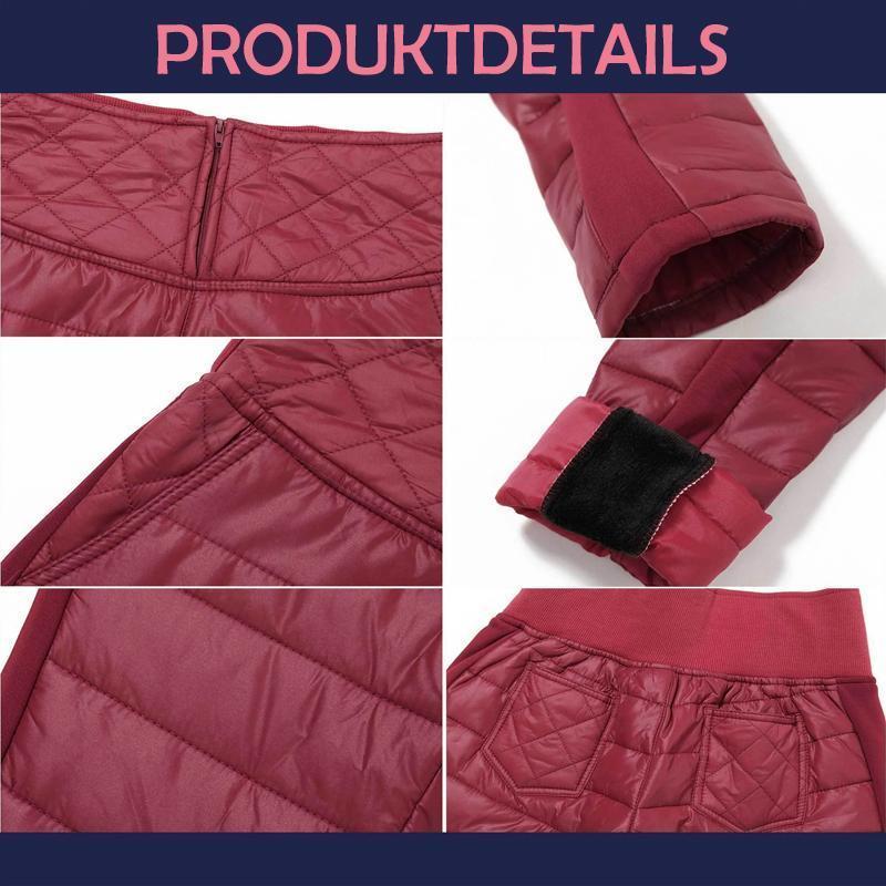Frauen Hohe-Taille Daunenhose