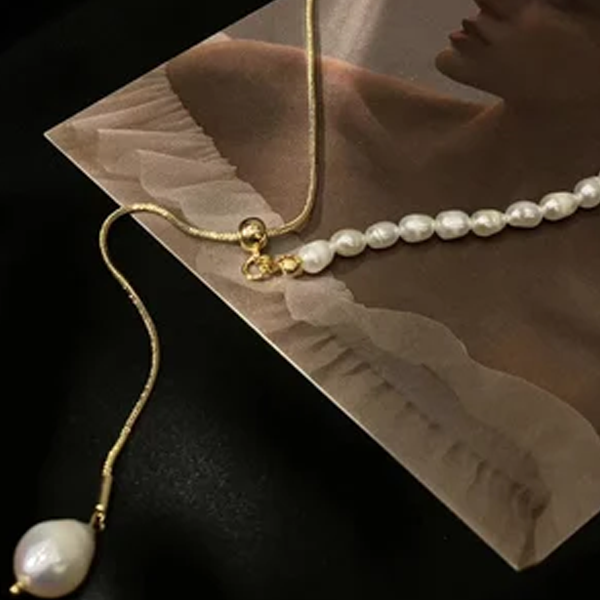 Verstellbare Perlenkette
