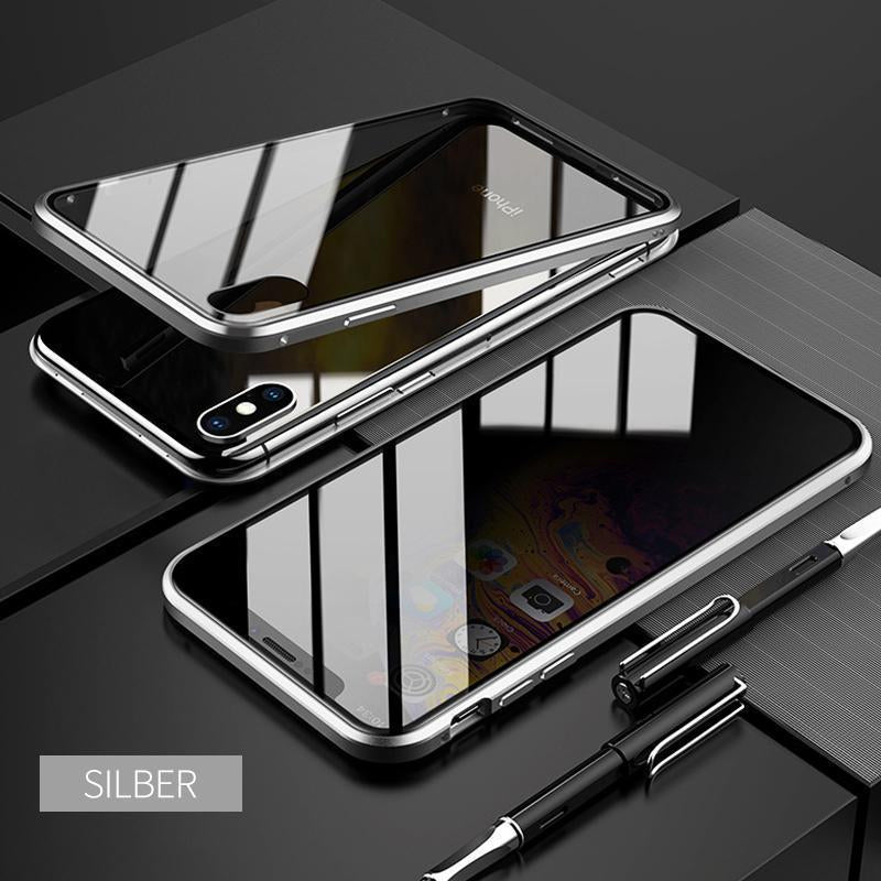 Blickschutz Handyhülle für iPhones (Doppelseite)