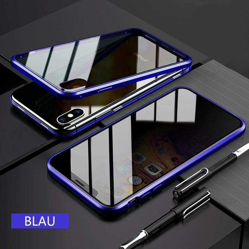 Blickschutz Handyhülle für iPhones (Doppelseite)