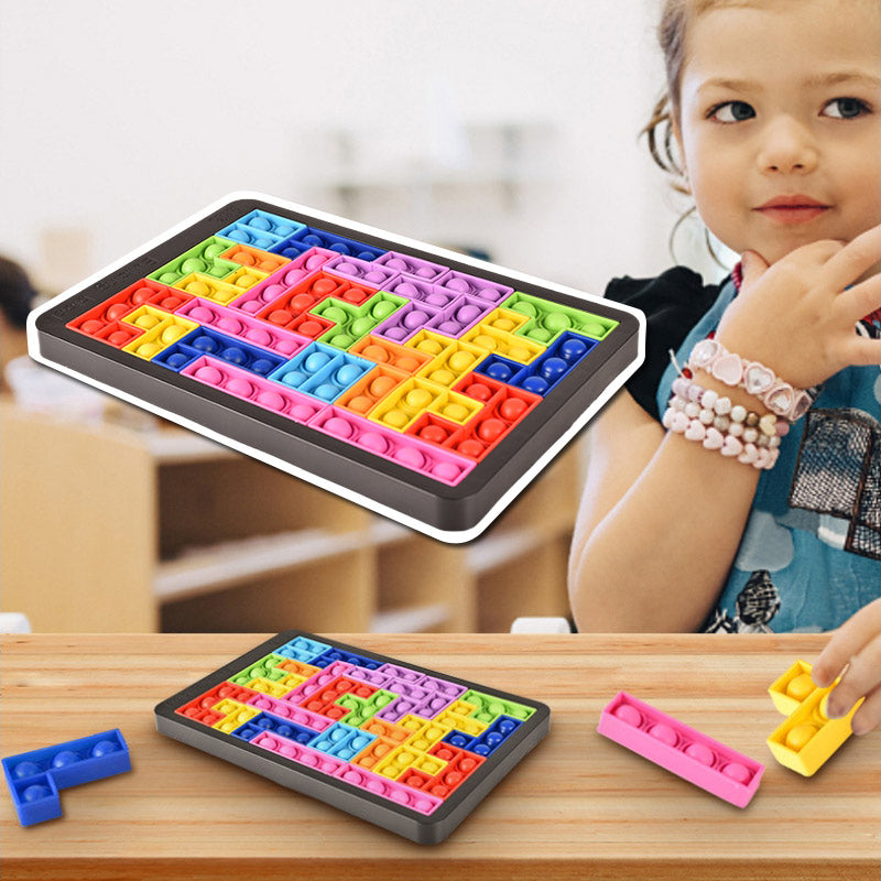 Dekompressions Tetris Spielzeug aus Silikon