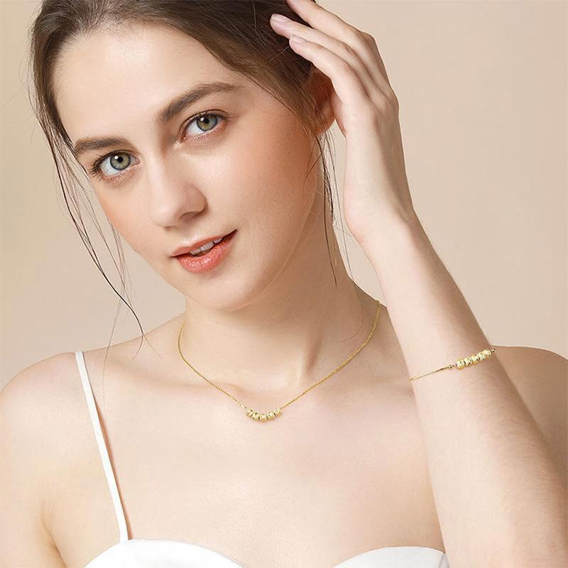 Glücksperlen Halskette und Armband