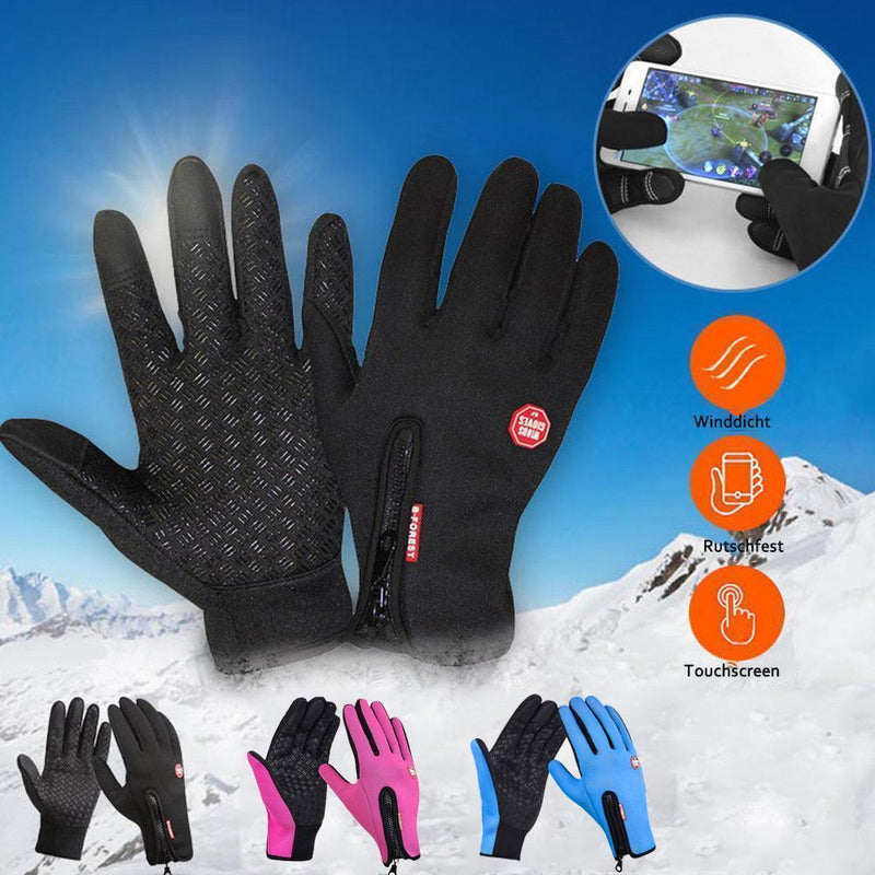 Premiume warme winddichte wasserdichte Touchscreen Handschuhe Unisex