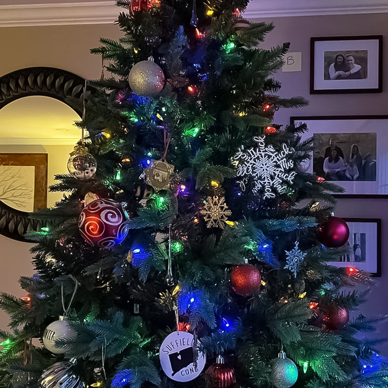 Lustige Weihnachtsdekorationen