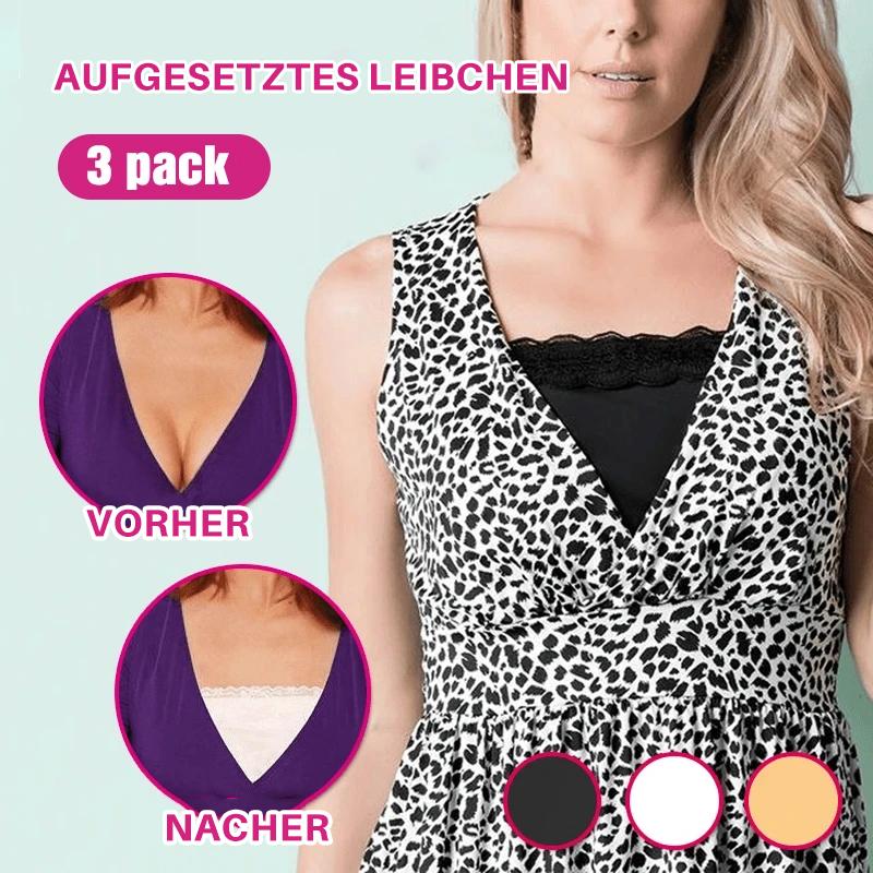 Nahtloses Bandeau Blocktuch mit Spaltsicherer Snap-On (3 Stück)