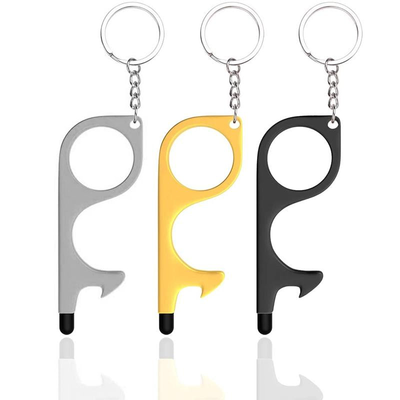 Verbesserte Türöffner-Werkzeuge ohne Berührung mit Schlüsselbundanhänger