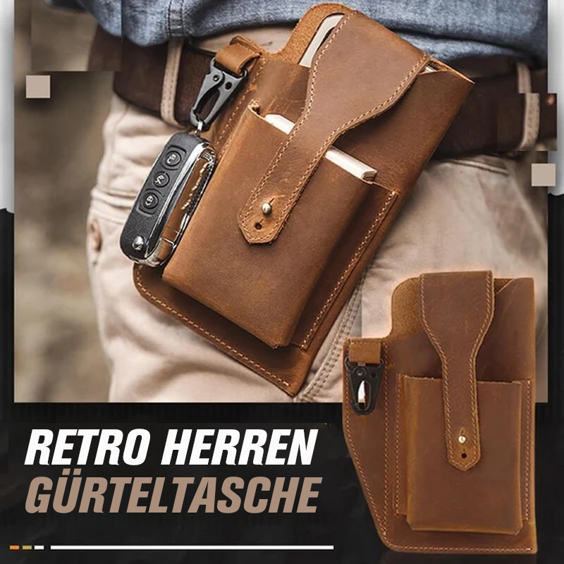 Retro Herren Gürteltasche