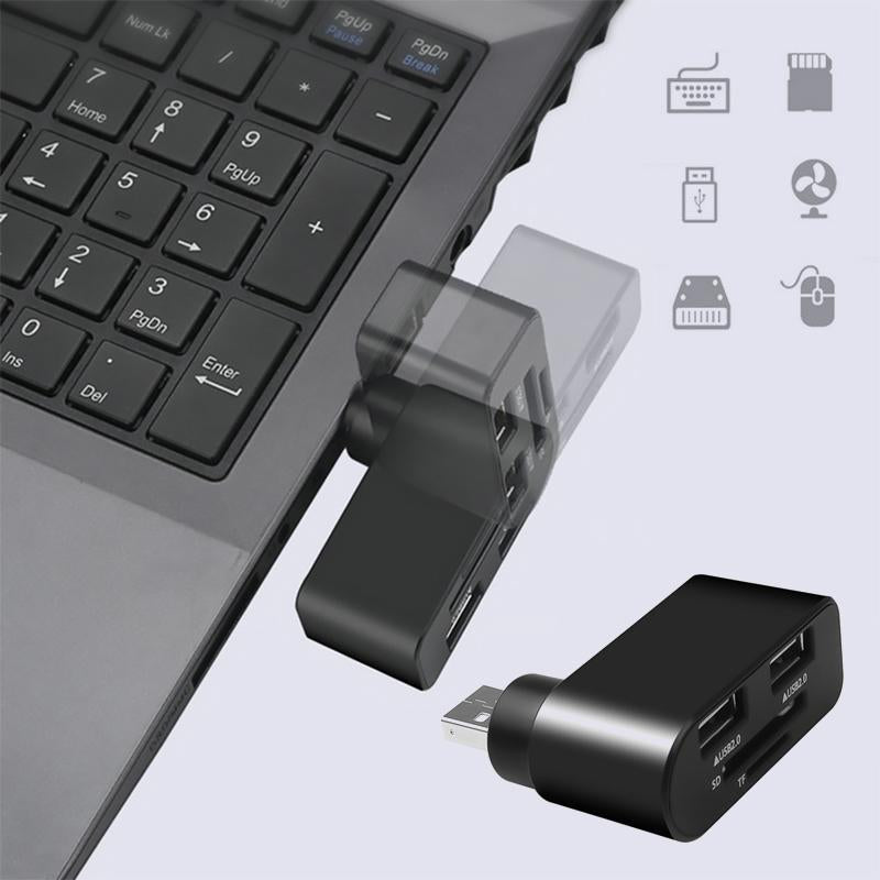 4 in 1 drehbarer USB