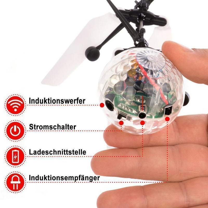 Fliegender Ball mit LED-Beleuchtung - hallohaus