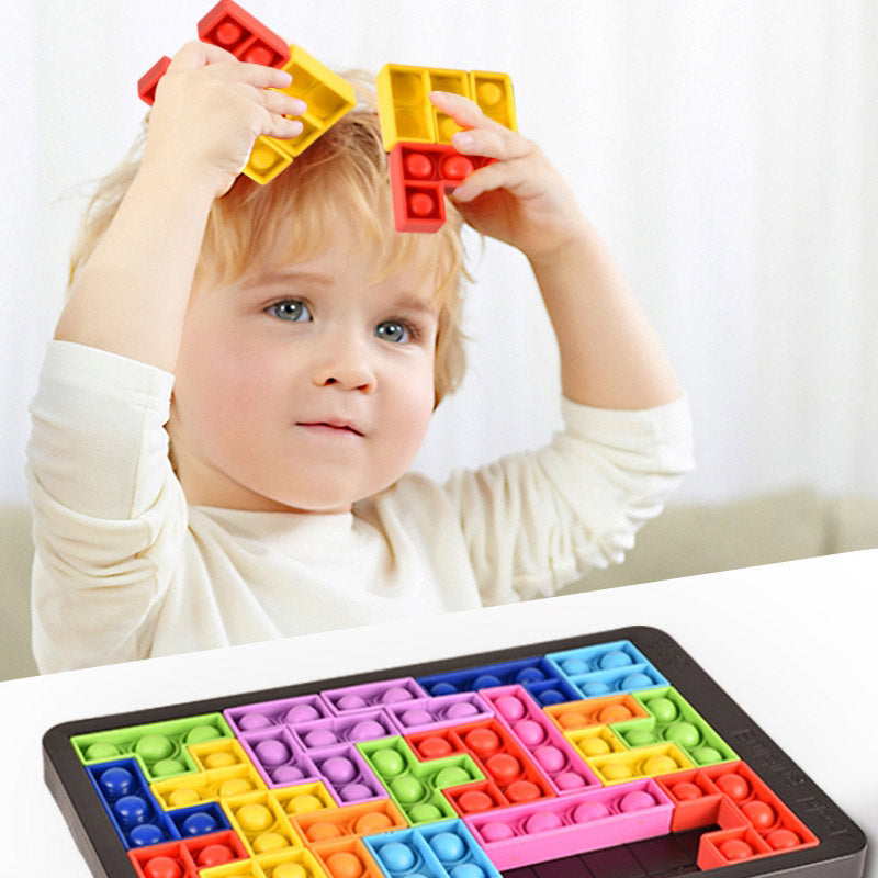 Dekompressions Tetris Spielzeug aus Silikon
