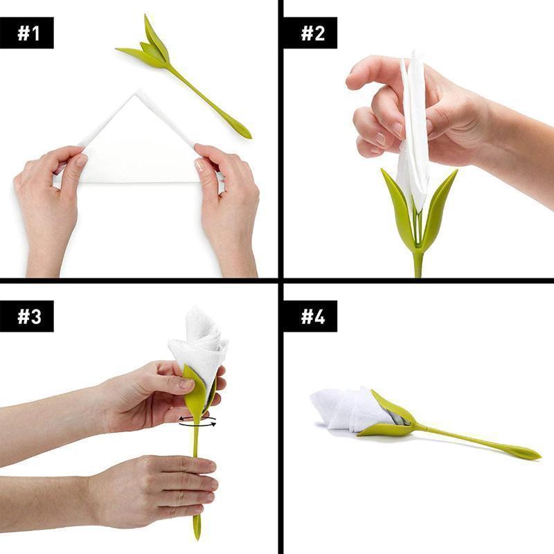Hübsche DIY Blume aus den Papierservietten