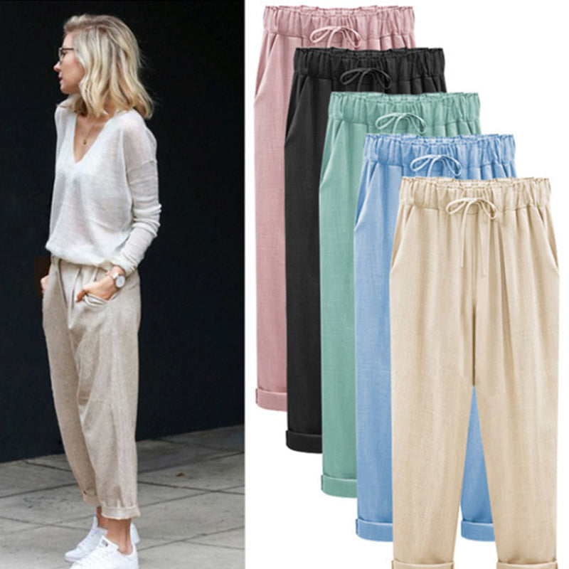Damen Neue große Freizeithose