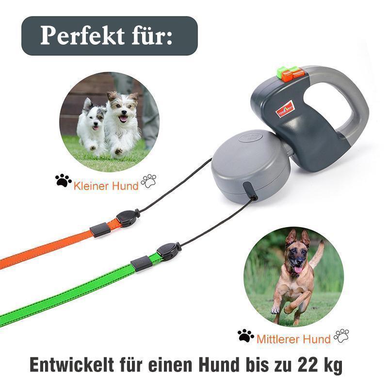 Doppelkopf Hundeleine