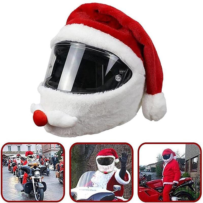 Weihnachtsmann Motorradhelm Protektor